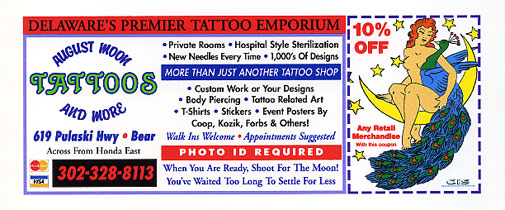 Positronic Design Portfolio - Delaware Premier Tattoo Emporium Coupon