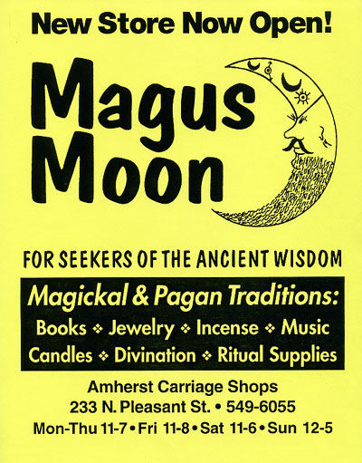 Positronic Design Portfolio - Magus Moon Magick Store Flyer